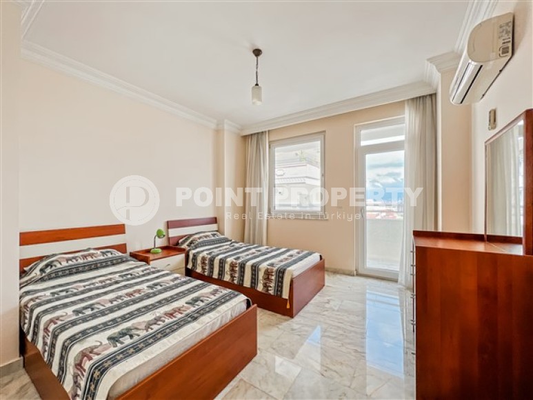 Spacious apartment with two bedrooms and views of the Mediterranean Sea in the Mahmutlar area-id-5195-photo-5