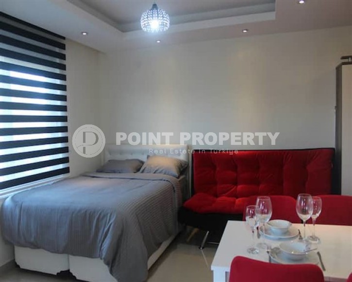 Стильная квартира- студия в современном жилом комплексе, в районе города Аланья - Авсаллар-id-5197-фото-5