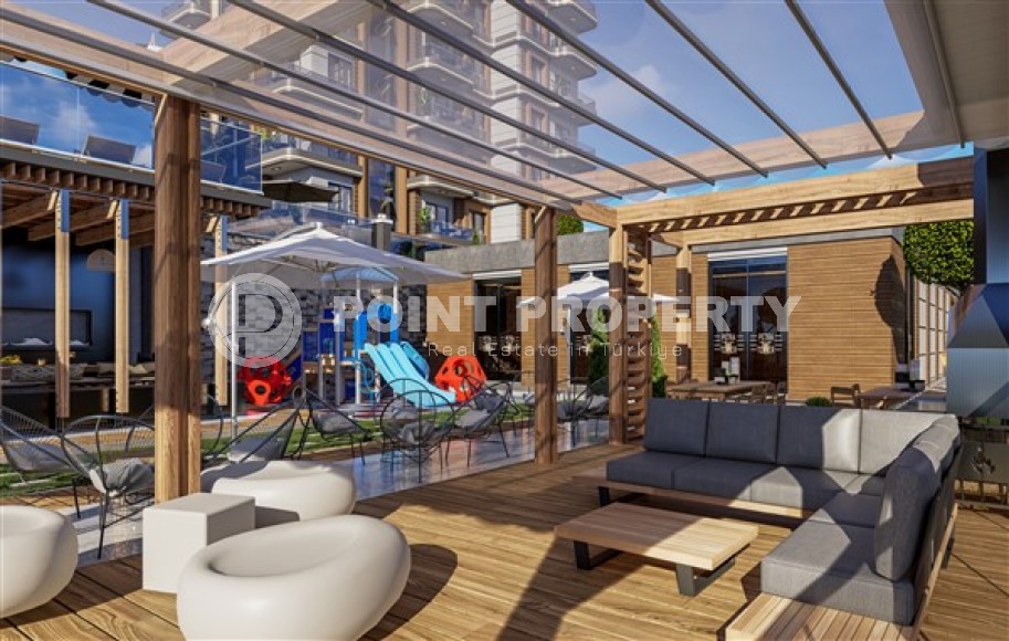 Элитные апартаменты разных планировок в современном жилом комплексе на этапе строительства, в районе Кестель-id-5198-фото-4