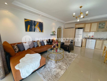 Готовая к проживанию, квартира с двумя спальнями, 120м² в 250м от моря в районе Оба, Алания-id-1416-фото-2