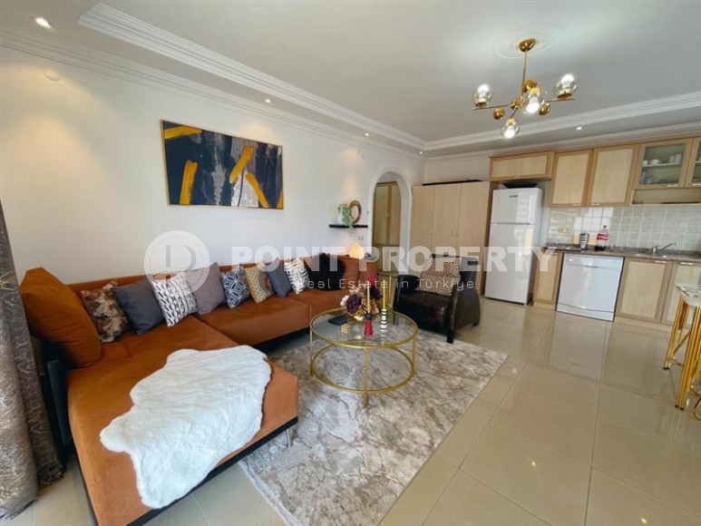 Готовая к проживанию, квартира с двумя спальнями, 120м² в 250м от моря в районе Оба, Алания-id-1416-фото-2