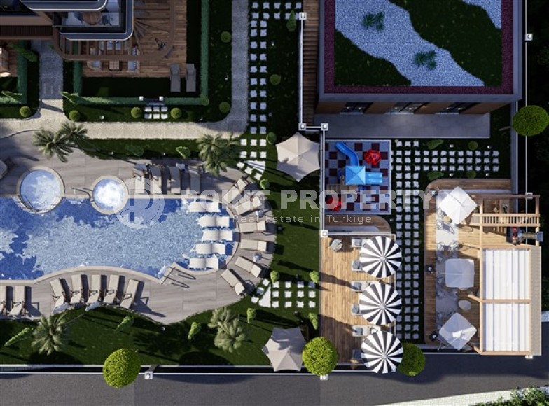 Элитные апартаменты разных планировок в современном жилом комплексе на этапе строительства, в районе Кестель-id-5198-фото-7