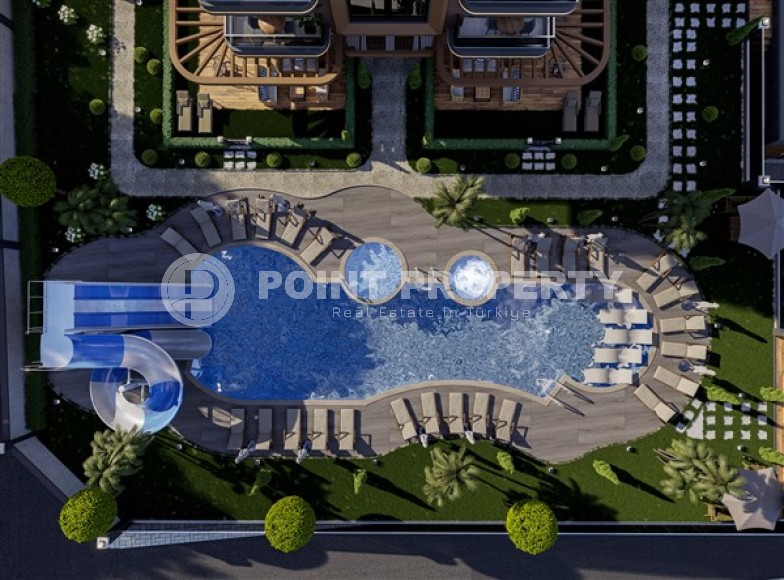 Элитные апартаменты разных планировок в современном жилом комплексе на этапе строительства, в районе Кестель-id-5198-фото-8