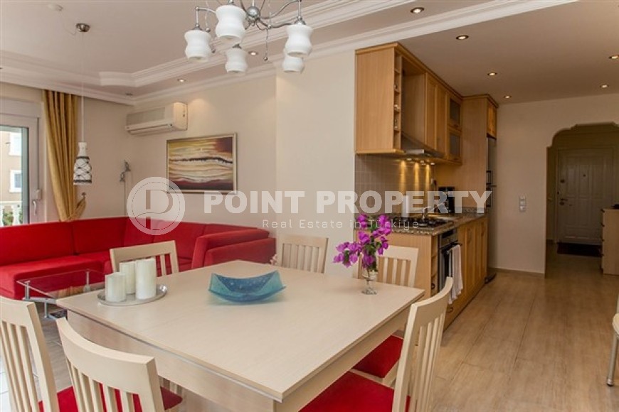 Уютные апартаменты с двумя спальными комнатами в знаменитом районе города Аланья - нижняя Оба-id-5200-фото-4