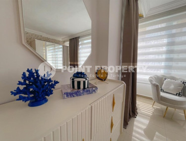 Готовая к проживанию, квартира с двумя спальнями, 120м² в 250м от моря в районе Оба, Алания-id-1416-фото-5