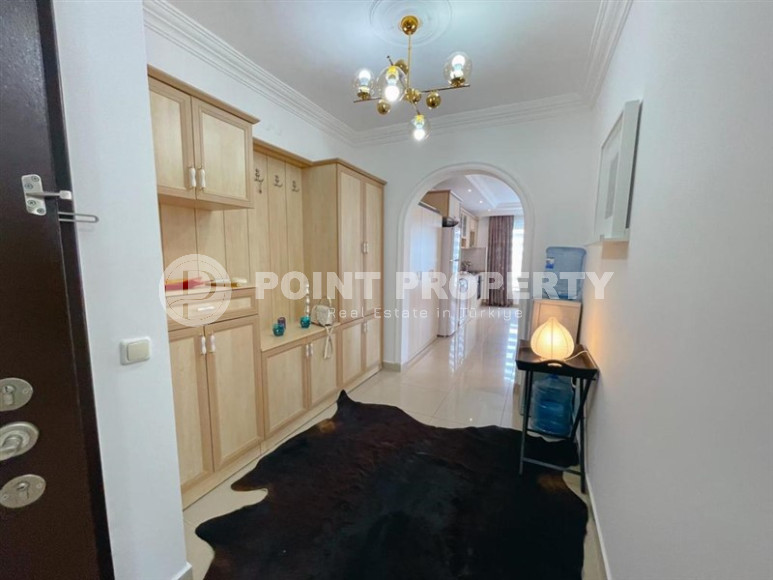 Готовая к проживанию, квартира с двумя спальнями, 120м² в 250м от моря в районе Оба, Алания-id-1416-фото-7