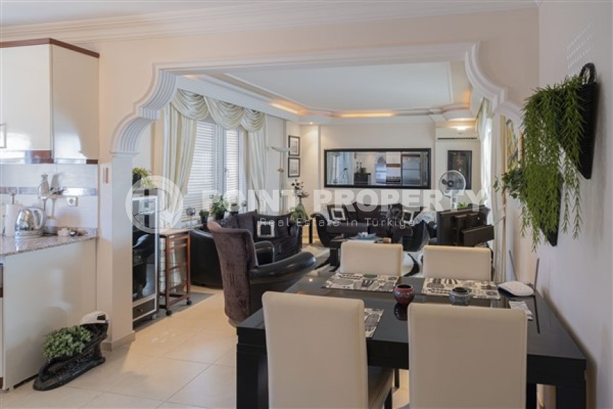 Комфортабельные апартаменты с двумя спальными комнатами в центре города Аланья-id-5205-фото-4