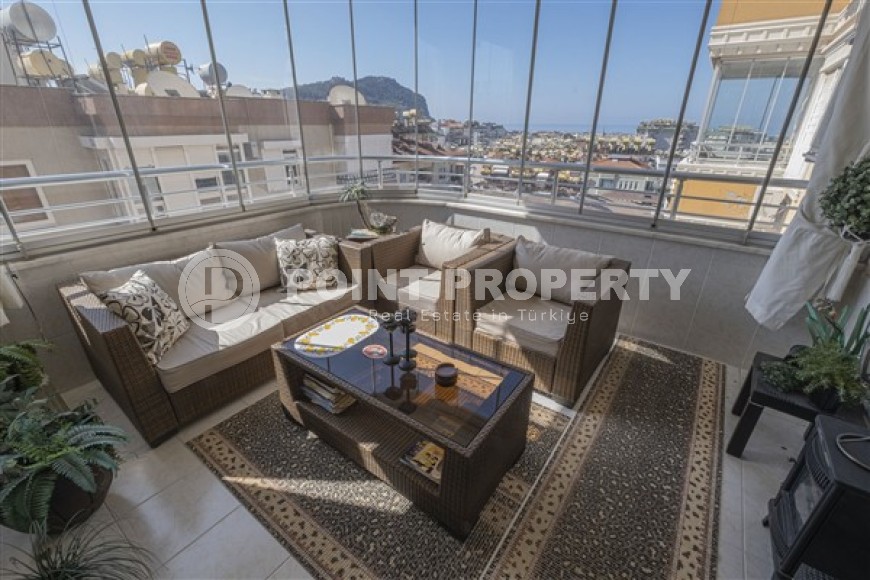 Комфортабельные апартаменты с двумя спальными комнатами в центре города Аланья-id-5205-фото-11