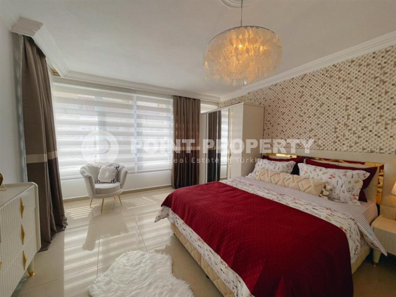 Готовая к проживанию, квартира с двумя спальнями, 120м² в 250м от моря в районе Оба, Алания-id-1416-фото-13