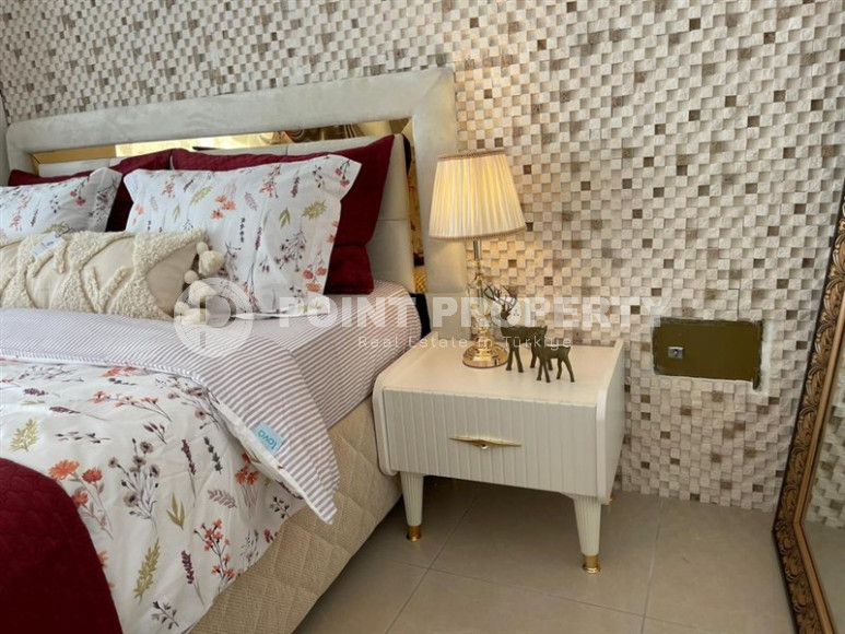 Готовая к проживанию, квартира с двумя спальнями, 120м² в 250м от моря в районе Оба, Алания-id-1416-фото-15