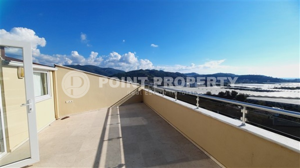 Просторный дуплекс с большой открытой террасой в спокойном районе Аланьи - Демирташ-id-5209-фото-13