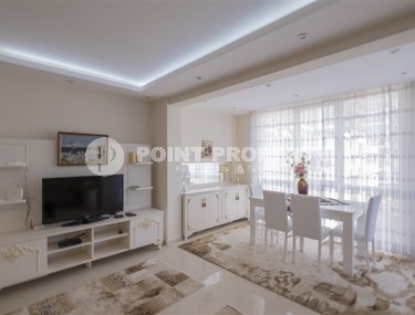 Двухуровнувые апартаменты с четырьмя спальными комнатами, отдельной кухней и видовой террасой, в центре города Аланья-id-5210-фото-1