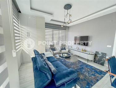 New furnished three-room apartment with mountain views in the center of Alanya, near Keykubat beach-id-1417-photo-2