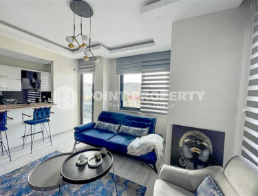 New furnished three-room apartment with mountain views in the center of Alanya, near Keykubat beach-id-1417-photo-3