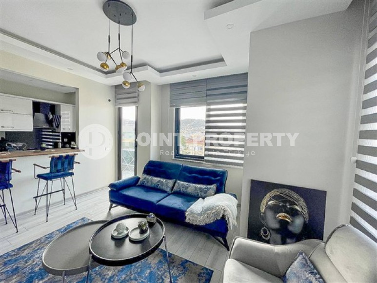 New furnished three-room apartment with mountain views in the center of Alanya, near Keykubat beach-id-1417-photo-3