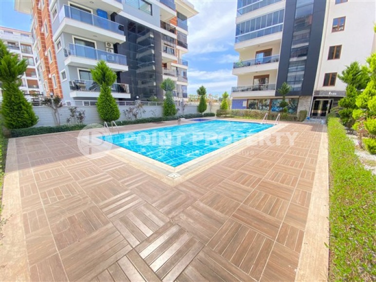 Апартаменты с двумя спальными комнатами, без мебели, возле Средиземного моря, в элитном районе города Аланья - Кестель-id-5216-фото-18