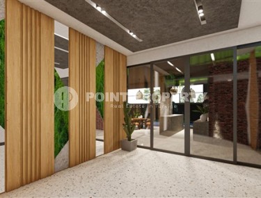 Апартаменты с двумя спальными комнатами, в жилом комплексе на завершающем этапе строительства, возле моря, в центре города Аланья-id-5219-фото-5