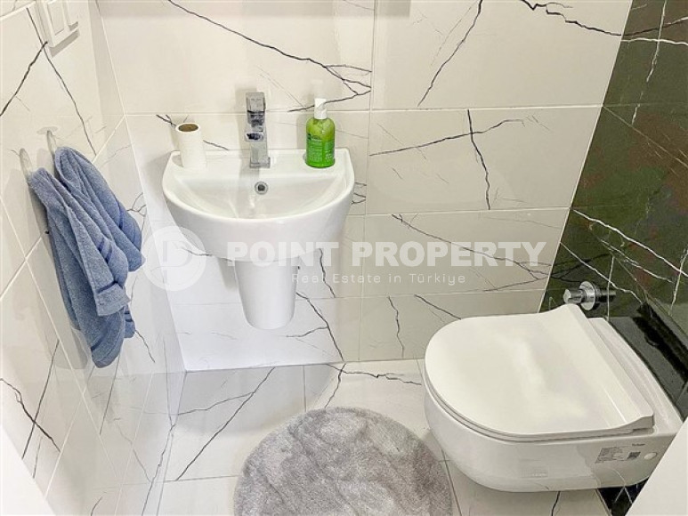 New furnished three-room apartment with mountain views in the center of Alanya, near Keykubat beach-id-1417-photo-13