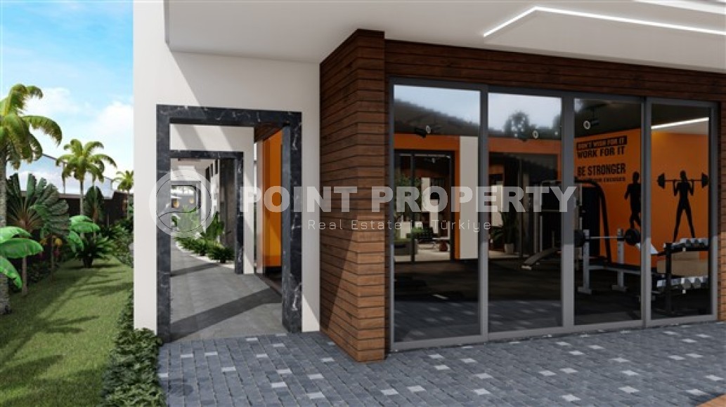 Apartment with two bedrooms, in a residential complex at the final stage of construction, near the sea, in the center of Alanya-id-5219-photo-6