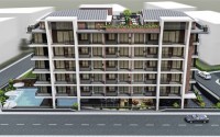 Apartment with two bedrooms, in a residential complex at the final stage of construction, near the sea, in the center of Alanya-id-5219-photo-3