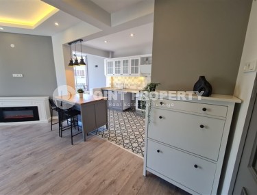 Стильные, светлые апартаменты с двумя спальными комнатами и новым ремонтом, в центре города Аланья-id-5221-фото-4