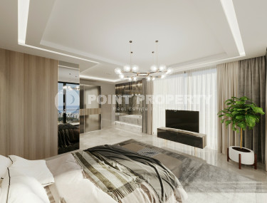 Exclusive two-storey premium villa on a plot of land of 600 sq. m. m. in the picturesque area of Alanya - Kargicak.-id-1055-photo-3