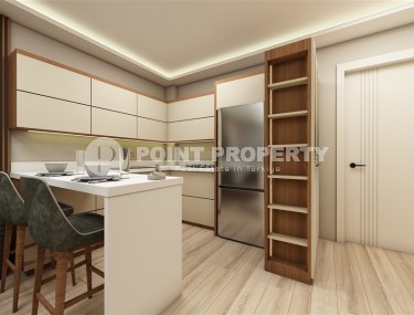 Апартаменты планировкой 1+1, в современном жилом комплексе на этапе строительства, в районе Демирташ-id-5238-фото-3