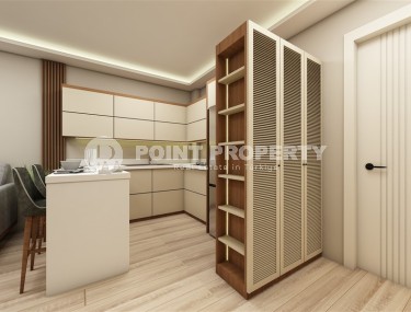 Апартаменты планировкой 1+1, в современном жилом комплексе на этапе строительства, в районе Демирташ-id-5238-фото-4