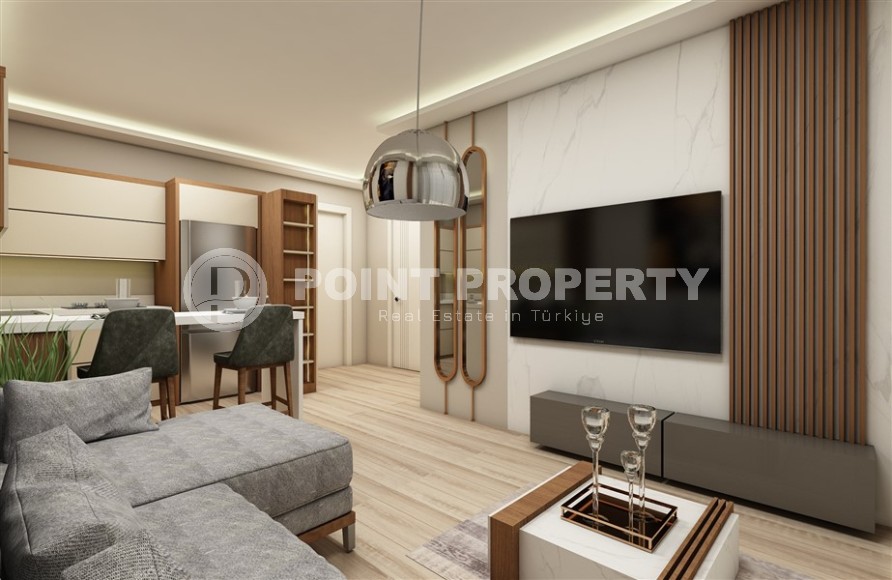 Апартаменты планировкой 1+1, в современном жилом комплексе на этапе строительства, в районе Демирташ-id-5238-фото-5