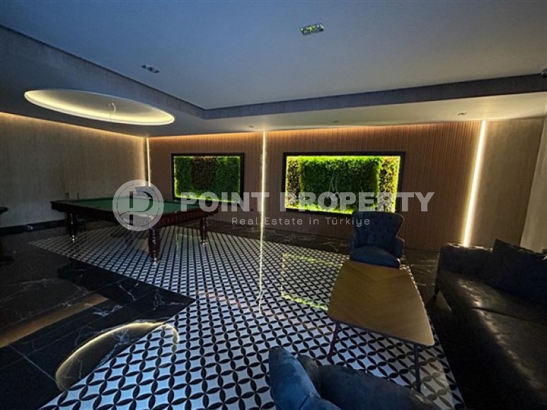 Стильные небольшие апартаменты с одной спальной комнатой, в современном жилом комплексе с инфраструктурой отельного типа, в районе Каргыджак-id-5246-фото-11