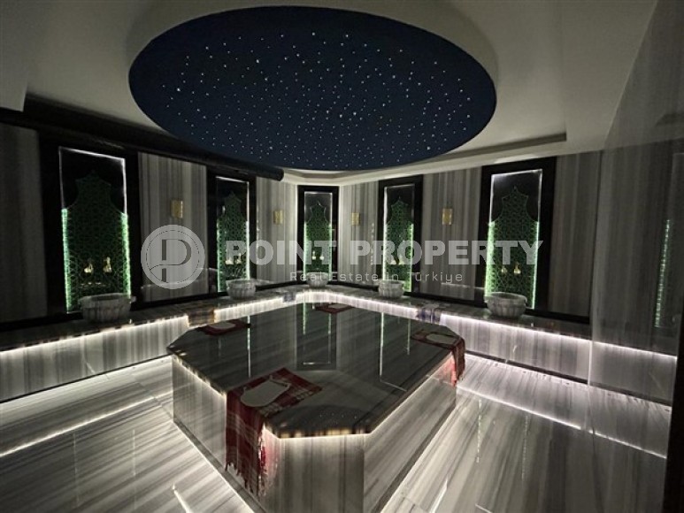 Стильные небольшие апартаменты с одной спальной комнатой, в современном жилом комплексе с инфраструктурой отельного типа, в районе Каргыджак-id-5246-фото-12