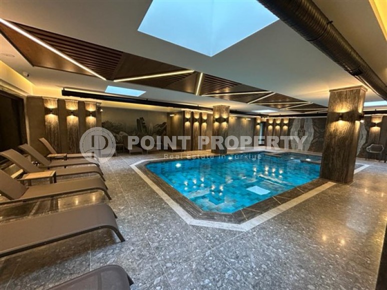 Стильные небольшие апартаменты с одной спальной комнатой, в современном жилом комплексе с инфраструктурой отельного типа, в районе Каргыджак-id-5246-фото-14