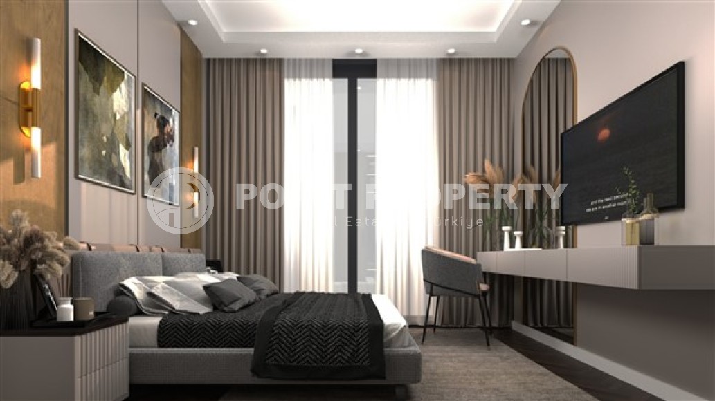 New project on the Mediterranean coast - apartments with different layouts in the center of Oba district-id-5258-photo-4