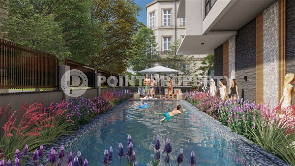 New project on the Mediterranean coast - apartments with different layouts in the center of Oba district-id-5258-photo-9