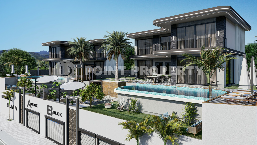 Эксклюзивная двухэтажная вилла премиум-класса на участке земли площадью 600 кв. м. в живописном районе Аланьи – Каргыджак.-id-1055-фото-9