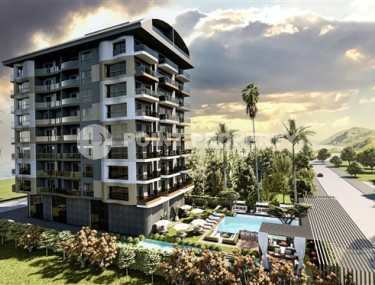 Apartments and duplexes in a new ten-story residence 200 meters from the sea in the center of Mahmutlar-id-5259-photo-1