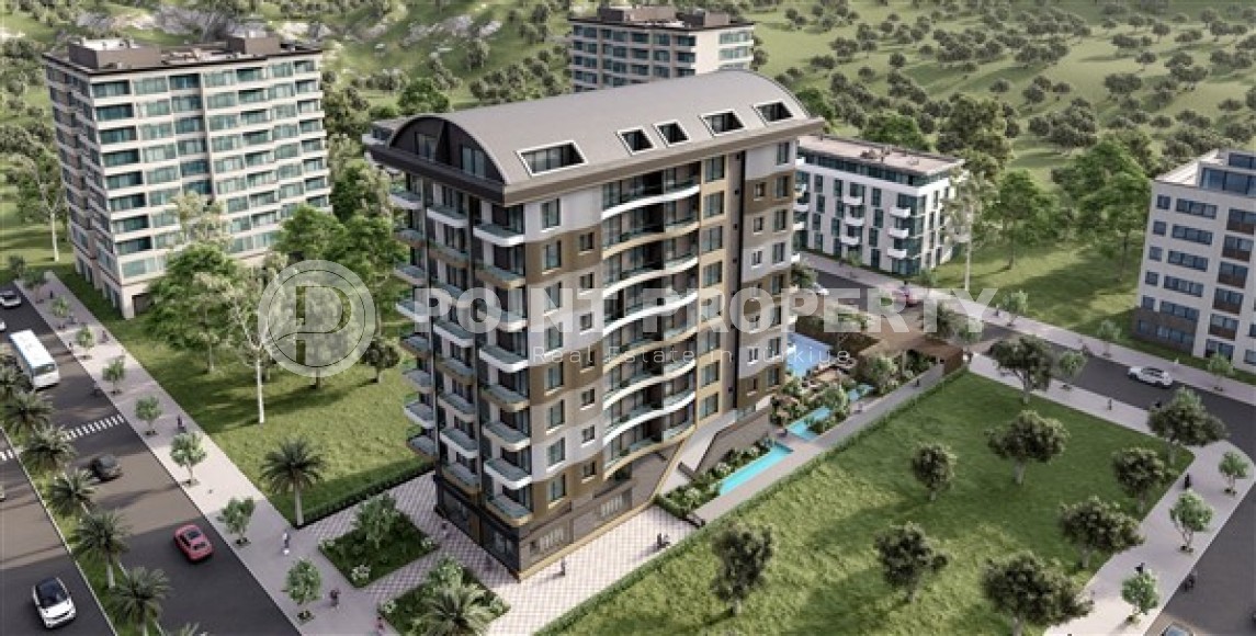 Apartments and duplexes in a new ten-story residence 200 meters from the sea in the center of Mahmutlar-id-5259-photo-16