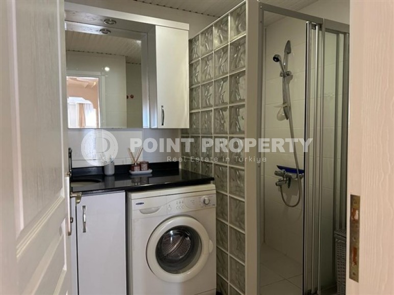 Уютные меблированные апартаменты с двумя спальными комнатами, в центре города Аланья-id-5265-фото-7