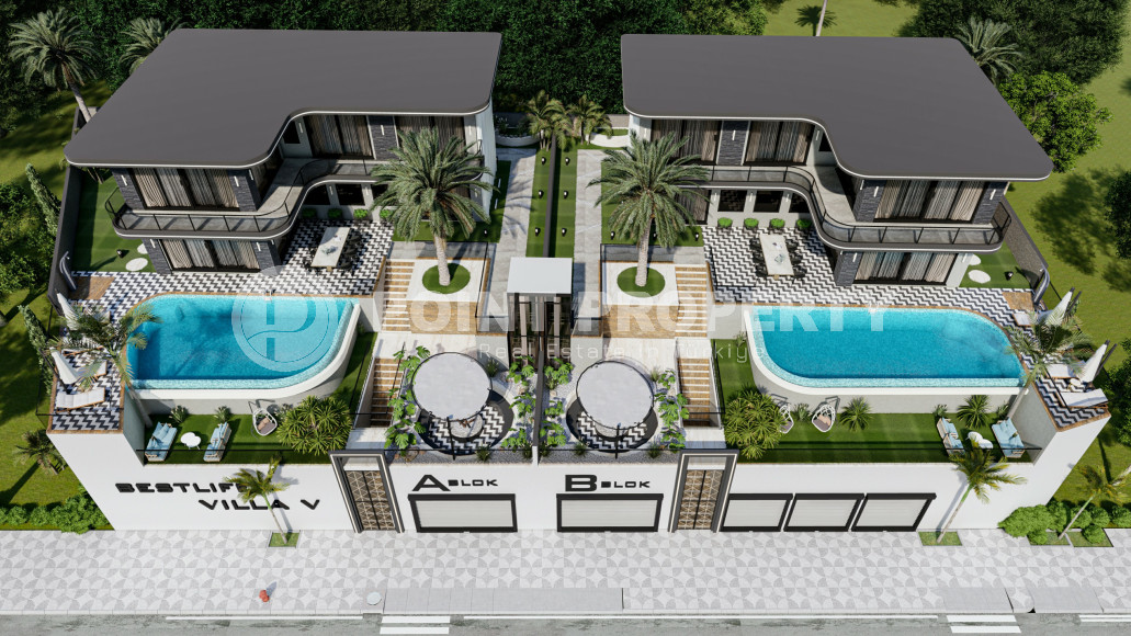 Эксклюзивная двухэтажная вилла премиум-класса на участке земли площадью 600 кв. м. в живописном районе Аланьи – Каргыджак.-id-1055-фото-11