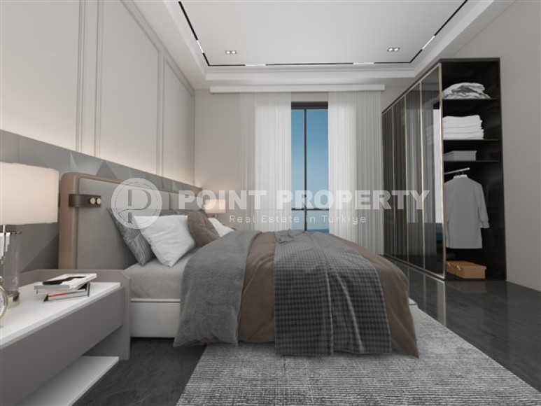 Apartments with 1+1 layouts, penthouses with 2+1 layouts, in a modern residential complex under construction in the center of Alanya, Cleopatra district-id-5271-photo-4