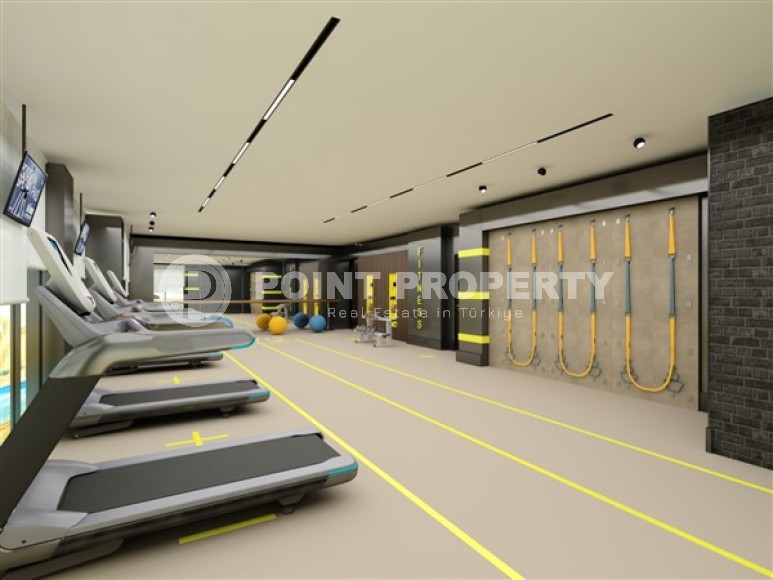 Apartments with 1+1 layouts, penthouses with 2+1 layouts, in a modern residential complex under construction in the center of Alanya, Cleopatra district-id-5271-photo-9