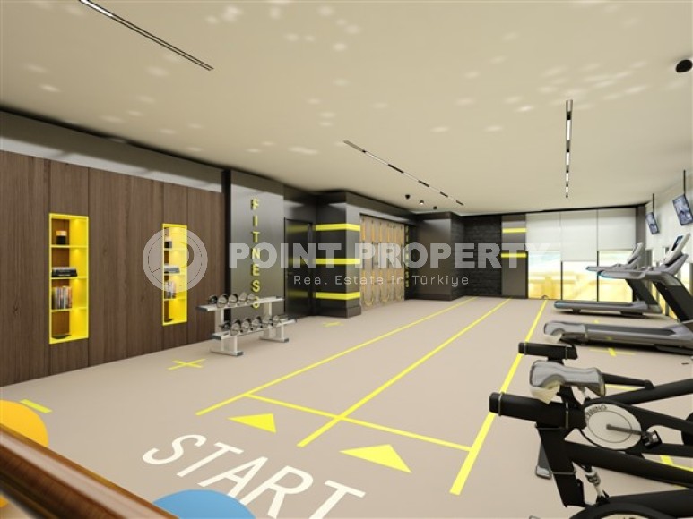 Apartments with 1+1 layouts, penthouses with 2+1 layouts, in a modern residential complex under construction in the center of Alanya, Cleopatra district-id-5271-photo-10