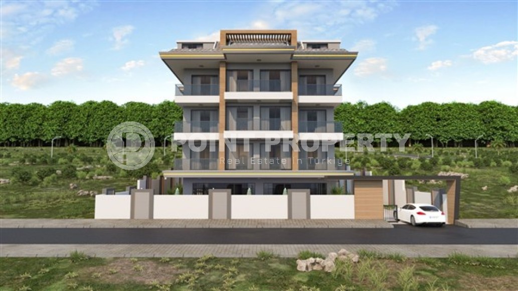 Apartments with 1+1 layouts, penthouses with 2+1 layouts, in a modern residential complex under construction in the center of Alanya, Cleopatra district-id-5271-photo-13