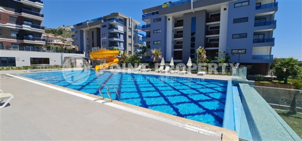 Новая квартира 1+1, 53м², в комплексе премиум класса в Каргыджаке, Алания, в 700м от моря-id-1419-фото-29