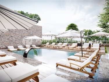 Апартаменты планировками 1+1, 2+1 дуплекс с выходом в сад, 2+1 дуплекс, в строящемся современном жилом комплексе, в районе верхняя Оба-id-5290-фото-2