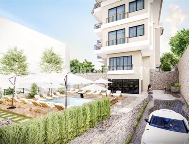 Апартаменты планировками 1+1, 2+1 дуплекс с выходом в сад, 2+1 дуплекс, в строящемся современном жилом комплексе, в районе верхняя Оба-id-5290-фото-4