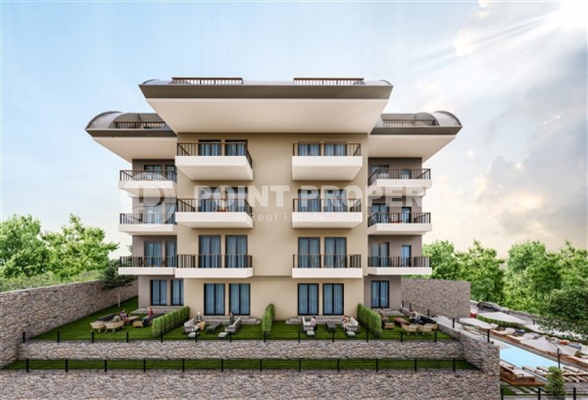 Апартаменты планировками 1+1, 2+1 дуплекс с выходом в сад, 2+1 дуплекс, в строящемся современном жилом комплексе, в районе верхняя Оба-id-5290-фото-5