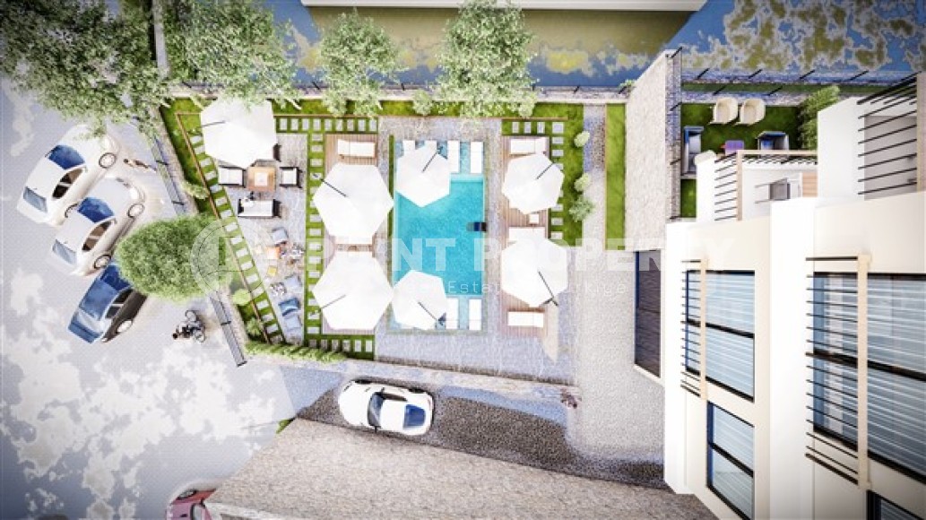 Апартаменты планировками 1+1, 2+1 дуплекс с выходом в сад, 2+1 дуплекс, в строящемся современном жилом комплексе, в районе верхняя Оба-id-5290-фото-6