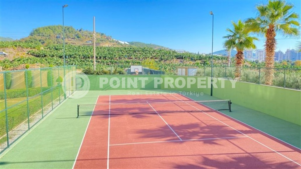 Bright apartment with two bedrooms overlooking the Mediterranean Sea and the Taurus Mountains, in the Mahmutlar area-id-5291-photo-15