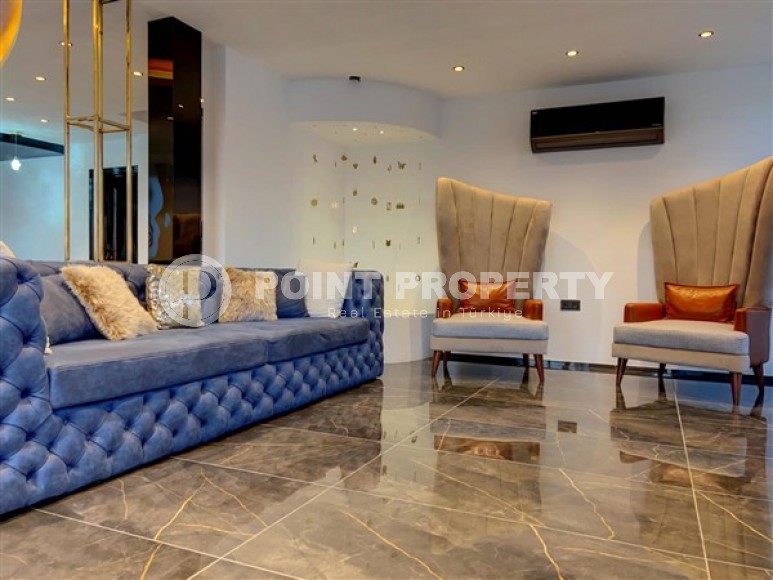 Villa with designer renovation, four bedrooms and views of the Mediterranean Sea in the Kargicak area-id-5293-photo-5